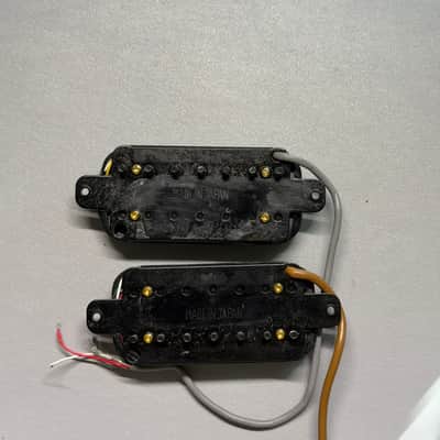 Ibanez Prestige V87 V77 7 String Electric Guitar Pickup Set Black Humbuckers Japan Bridge & Neck RG1527 image 8