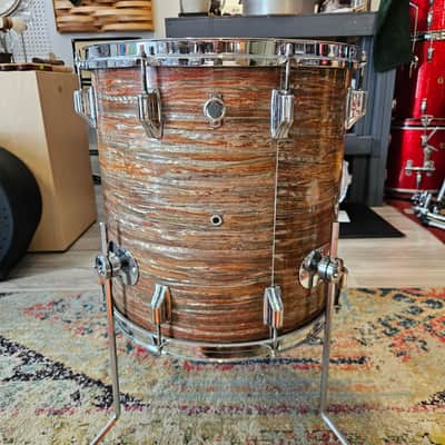 Rogers Holiday 20-16-12" Drum Kit in Pink Strata image 15
