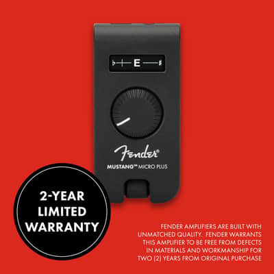 Fender Mustang Micro Plus Headphone Amplifier with Rechargeable Battery, Bluetooth Audio Streaming and 50 Amp and Effects Models, with 2-Year Warranty image 8