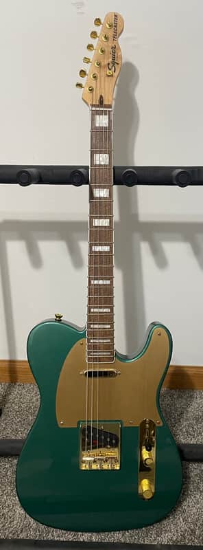 Squier 40th Anniversary Gold Edition Telecaster Sherwood Green