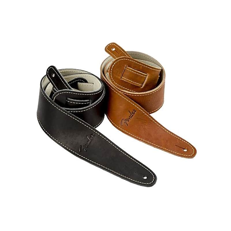 Fender Ball Glove Leather Strap, Black 2016 image 1