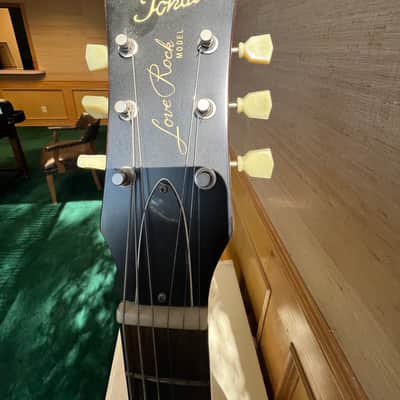 Tokai  Love Rock Model 2002 Honey Gold Quilted Finish image 4