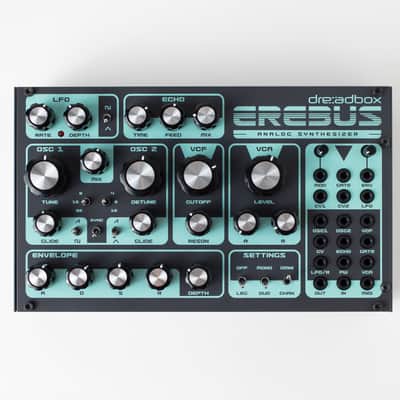 Dreadbox Erebus Reissue Desktop 2-Voice Paraphonic Synthesizer 2022 - Present - Grey image 1