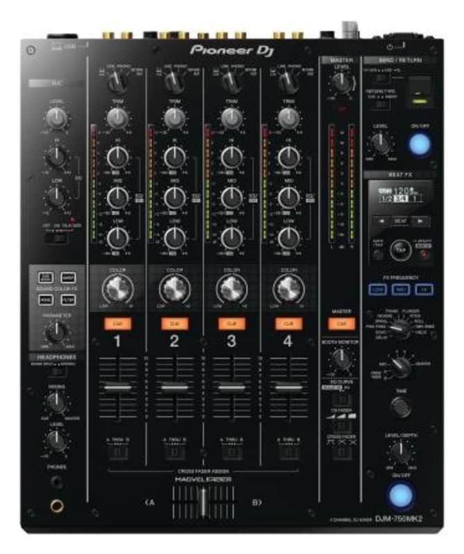 DJM-750MK2 DJ 4 Channel Mixer image 1
