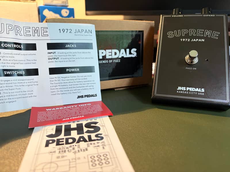 JHS Legends Series Supreme 1972 Japan Fuzz | Reverb