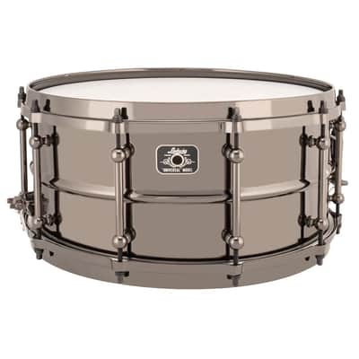 Ludwig LU6514 Universal Brass Snare Drum 14x6.5 w/Black Hardware image 1