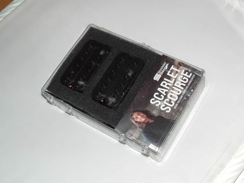 Seymour Duncan Mark Holcomb Signature Scarlet Scourge 6 String Set (Black)  New with Warranty image 1