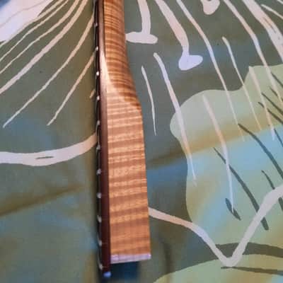 Harley Benton 25th strat neck SS frets, roasted flames, locking keys.. image 2