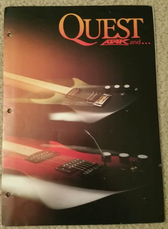 Quest Guitar Catalog / Fold-out Poster 1984 image 1