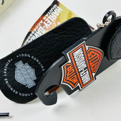 Harley Davidson Licensed Leather Guitar Strap – NOS 2005 image 5