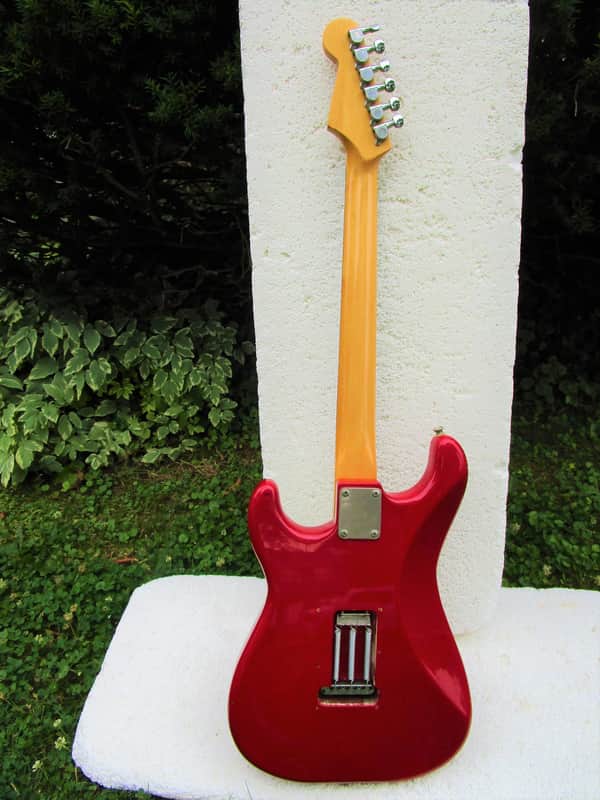 Fresher Straighter Guitar, 1980's, Japan, Dakota Red Finish, | Reverb