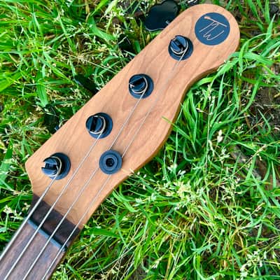 TW Basses Royal 54 Precision Bass 2020’s - Blue/Coral Blue Ash image 10