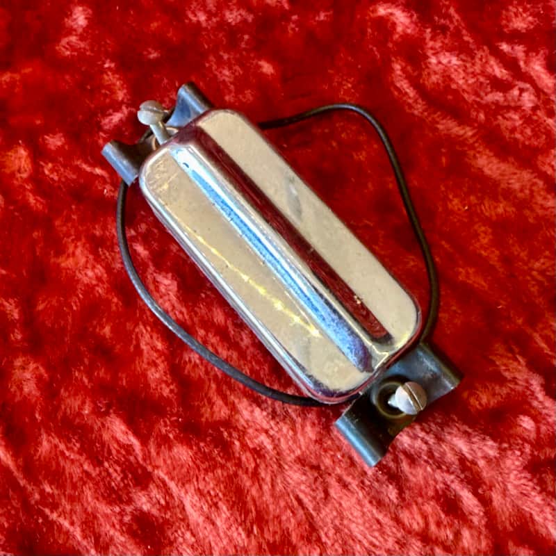 Kay Speedbump Guitar/ Bass pickup c 1960 - Chrome original vintage USA speed bump image 1