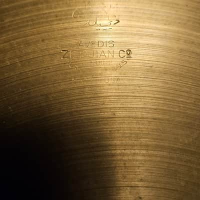 Zildjian 13" A. Zildjian Transition Stamp 1946 - 1953 Paperthin Hats (478 & 506g) image 2