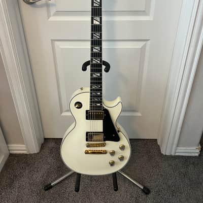 Gibson Custom Shop Les Paul Custom Made 2 Measure Split Block Inlays - Alpine White VOS image 1