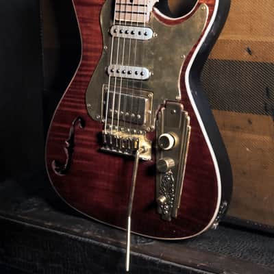 Postal Custom Memphis Rocket Red Flamed Maple image 5
