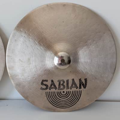 Sabian 14" HH Hand Hammered Regular Hi-Hat Cymbals (Pair) 1992 - 1998 - Natural image 10