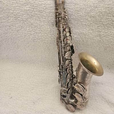 King Zephyr Alto Saxophone 1940 - Silver image 3