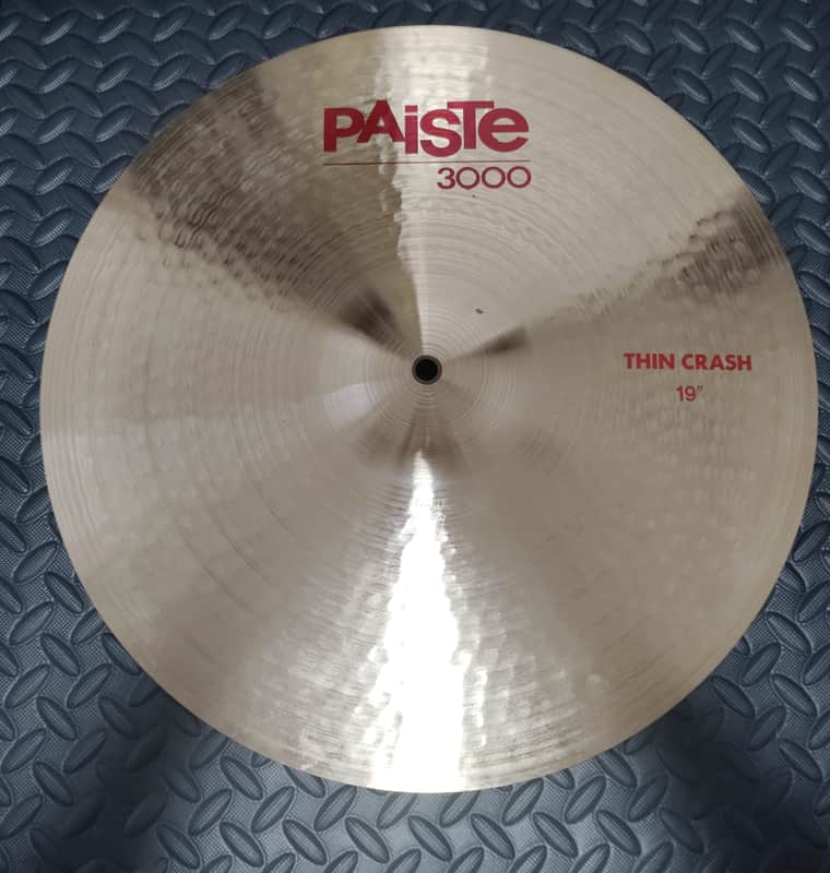 INSANELY RARE PAISTE 3000 REFLECTOR THIN CRASH 1987 PRISTINE image 1