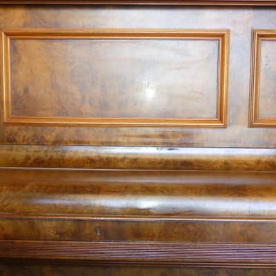 Super Rare Find Antique Free Sydney Delivery Upright Piano Wilhelm Spaethe Gera Made in Germany Burr Walnut Rare Vintage C1910s Restored Tuned Recording Available On Request image 4