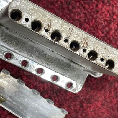 Fender Stratocaster Tremolo assembly Made In USA Pat Pend Saddles 009-4247-049 Relic image 4
