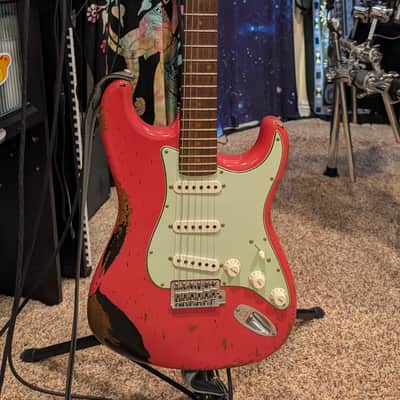 Fender Custom Shop GT11 Relic 60's  Stratocaster 2019 - Heavy Relic Red image 1