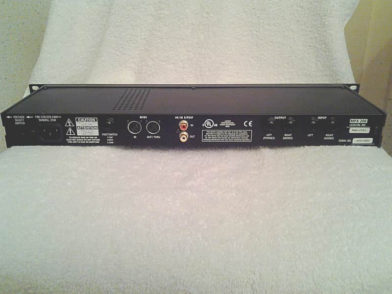 Lexicon MPX 200 24-Bit Dual Channel Processor image 1