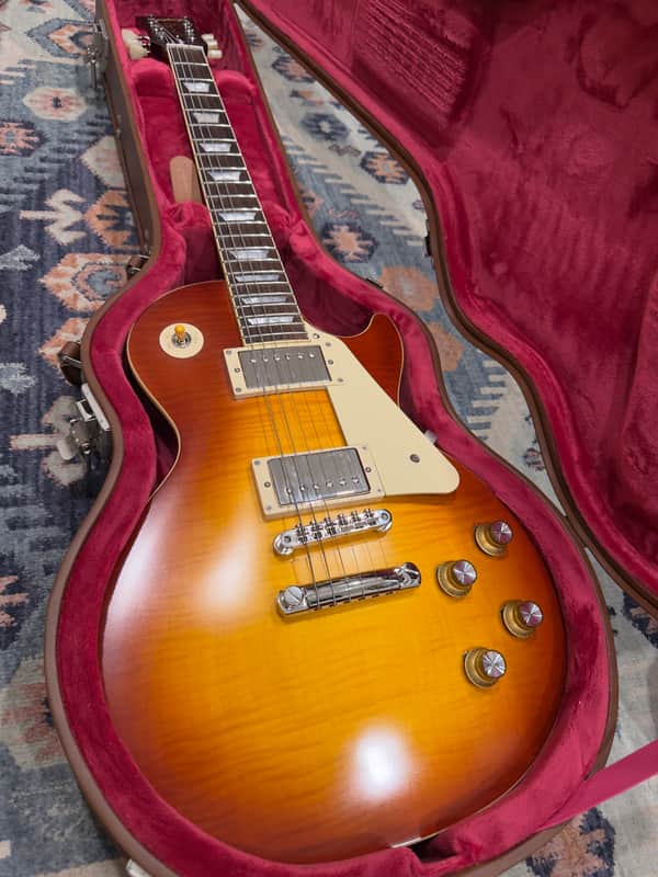 Epiphone "Inspired by Gibson Custom" '59 Les Paul Standard - Washed Cherry Sunburst image 1
