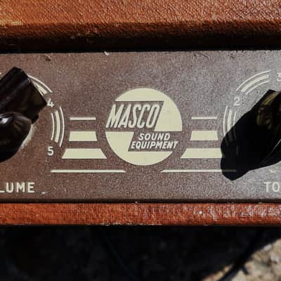 Masco MU-5 Guitar Amp, 1958, 1-6" Oxford Speaker, Serviced image 3