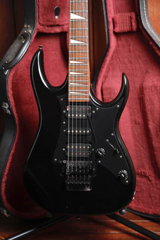 Ibanez EX350 Black Electric Guitar Made in Korea 1990 Pre-Owned image 1