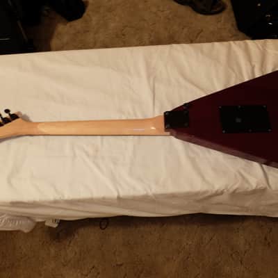 Jackson Performer RR Randy Rhoads Flying V Electric Guitar Flamed Top NICE image 5