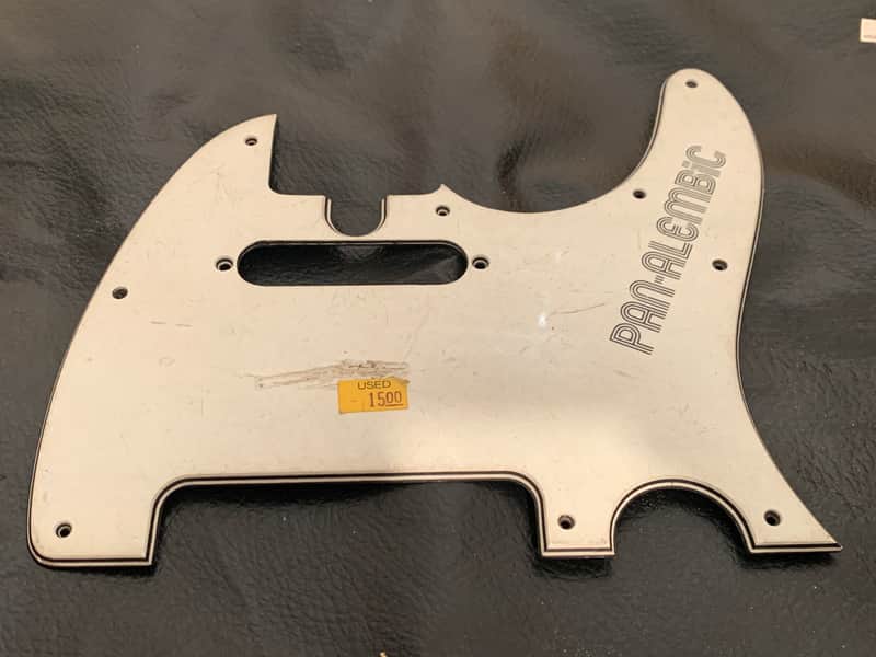 Import/Pan Alembic Telecaster Pickguard 1980’s 3 Ply White image 1