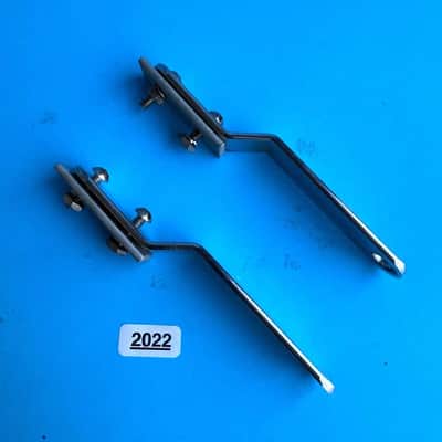 LUDWIG Marching Tri-Tom Vintage Drum Part: Carrier Chrome Side Handle Bar [Pair] image 2