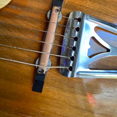 Stella Vintage Small Body Acoustic Blues Box 1940s 1950s - Vintage Sunburst image 13