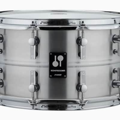 Sonor Kompressor 14x8" Aluminum Snare Drum 2023 - Present - Polished Aluminum image 1