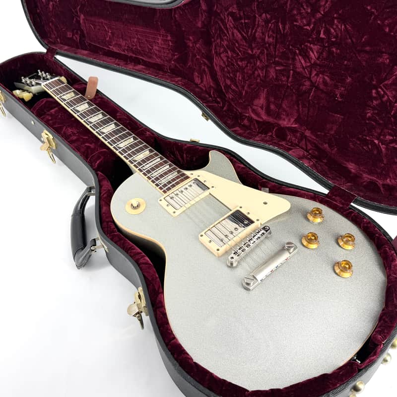 2008 Gibson Custom Shop Les Paul Standard – Silver Sparkle image 1
