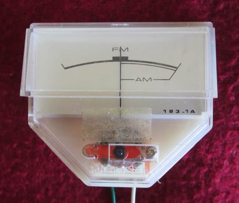 Vintage Pioneer Sx-450 Sx-550 AM/FM Meter-Genuine Pioneer PArts Japan-183-1A AM/FM Meter image 1