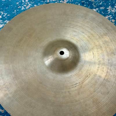 1960s MADE IN ENGLAND 15” ZYN Hihats 761g 771g image 4