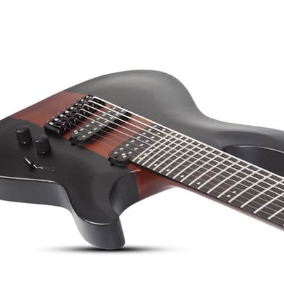 Schecter C-8 Multiscale Rob Scallon - Satin Dark Roast (903) image 9