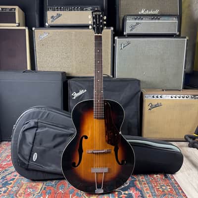 *Video* Gretsch New Yorker Archtop Acoustic Brazilian Fretboard - 1956 image 6