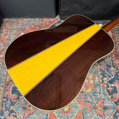 Morris D41 Style X-Braced Dreadnought Model W50 Jacaranda MIJ - 1970's image 5