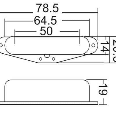 Wilkinson WOV Alnico V Neck Pickup 50s Vintage Single Coil for Telecaster Guitars - Chrome image 4