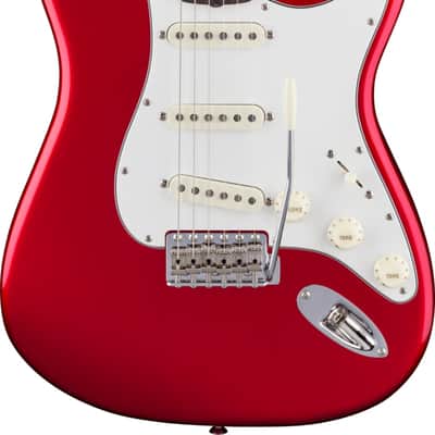 Fender American Vintage II 1965 Stratocaster Electric Guitar. Round-Lam Rosewood Fingerboard, Candy Apple Red image 1