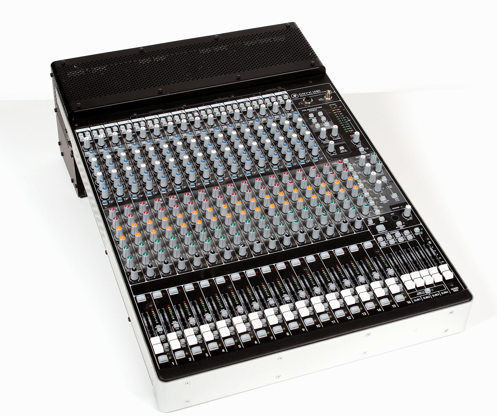 Mackie Onyx 1640i 16-Channel 4-Bus Firewire Analog Mixer | Reverb