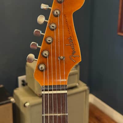 Fender Custom Shop 1961 Stratocaster - Aged Surf Green Over 3 Tone Sunburst image 4