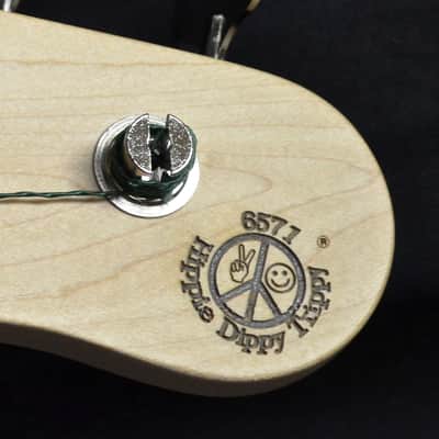 Alleva-Coppolo KBP4 Hippy Dippy Trippy Natural Finish CNL Fingerboard W/ Pro-Tec Bag image 6