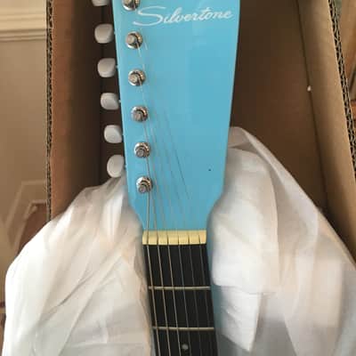 Silvertone 1449 Reissue New - Daphne Blue image 2