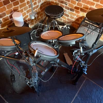 Roland TD-1KPX2 V-Drum Kit with Mesh Pads 2010s - Black image 4