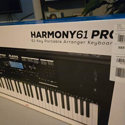 NEW Alesis Harmony 61 Pro 61-Key Portable Keyboard 2022 - Present - Black image 3