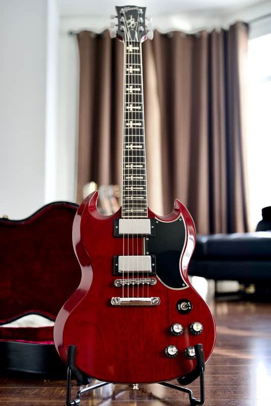 Gibson Custom Shop Tony Iommi Signature SG 2001 Wine Red | Reverb